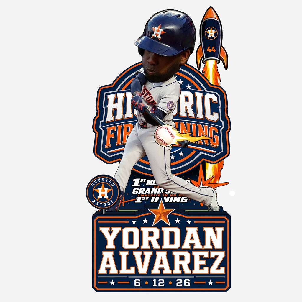 Yordan Alvarez Houston Astros Historic First Inning Bobblehead
