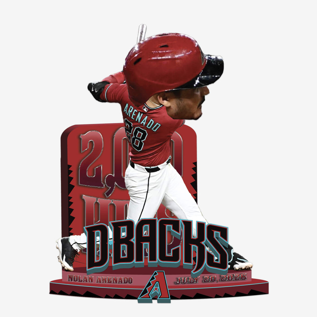 Nolan Arenado Arizona Diamondbacks 2,000 Career Hits Milestone Bobblehead FOCO - FOCO.com