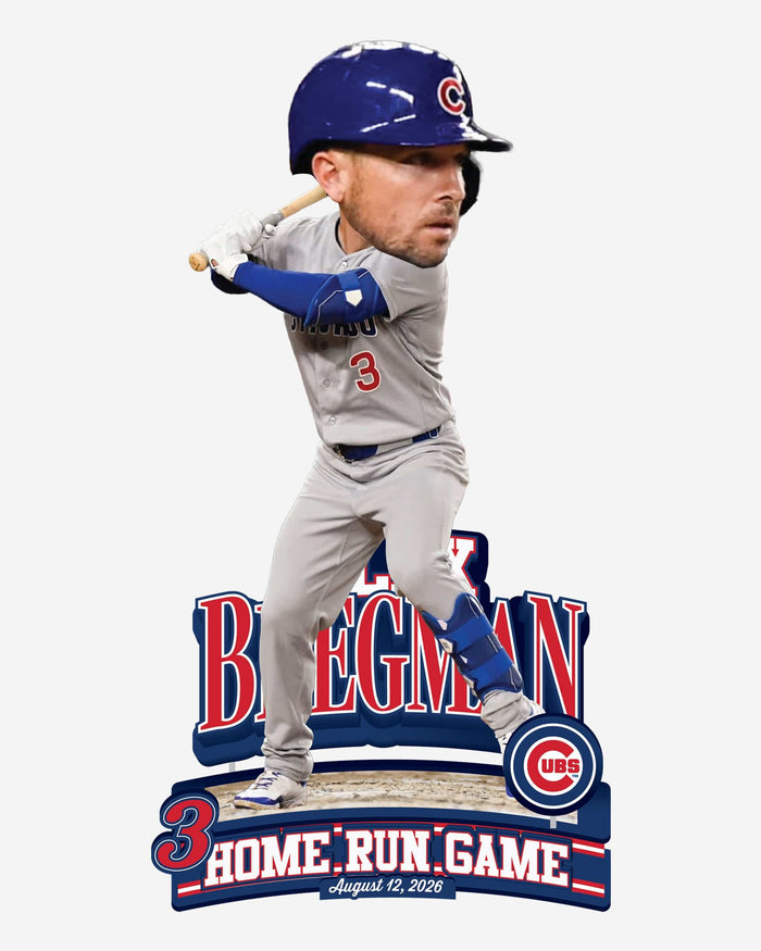 Alex Bregman Chicago Cubs 3 Home Run Game Bobblehead FOCO - FOCO.com