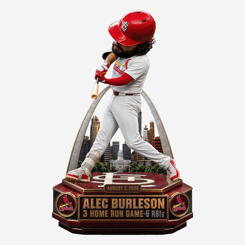 Alec Burleson St Louis Cardinals 3 Home Run Game Bobblehead
