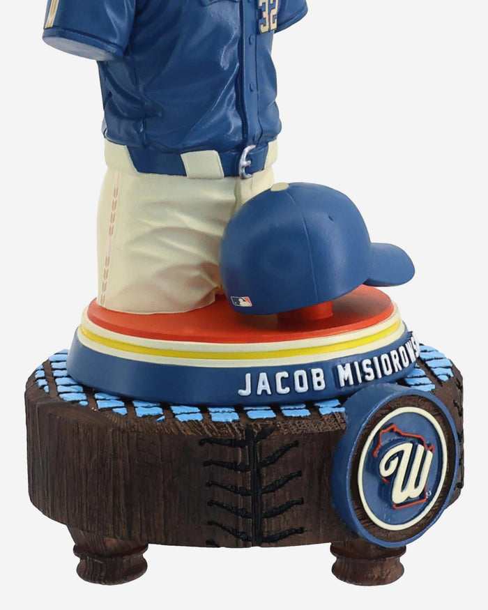 Jacob Misiorowski Milwaukee Brewers 2026 City Connect Jersey Bust FOCO - FOCO.com