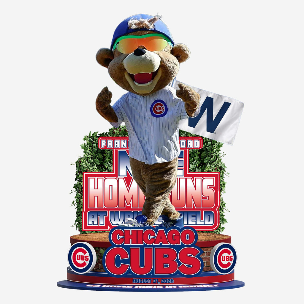 Clark Chicago Cubs Wrigley Field Single-Game Home Run Record Mascot Bobblehead