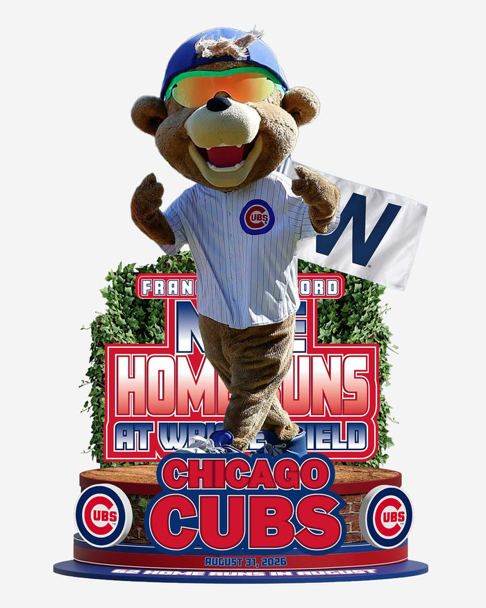 Clark Chicago Cubs Wrigley Field Single-Game Home Run Record Mascot Bobblehead