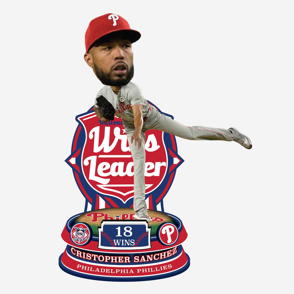 Cristopher Sanchez Philadelphia Phillies 2026 NL Wins Leader Bobblehead FOCO - FOCO.com