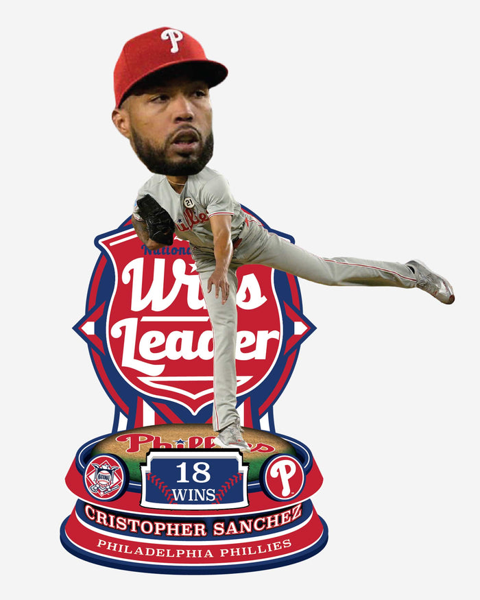 Cristopher Sanchez Philadelphia Phillies 2026 NL Wins Leader Bobblehead
