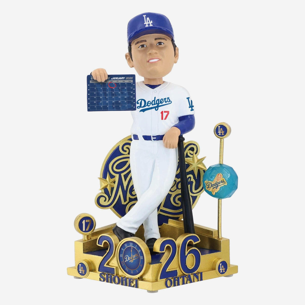 Shohei Ohtani Los Angeles Dodgers New Years Eve Bobblehead FOCO - FOCO.com