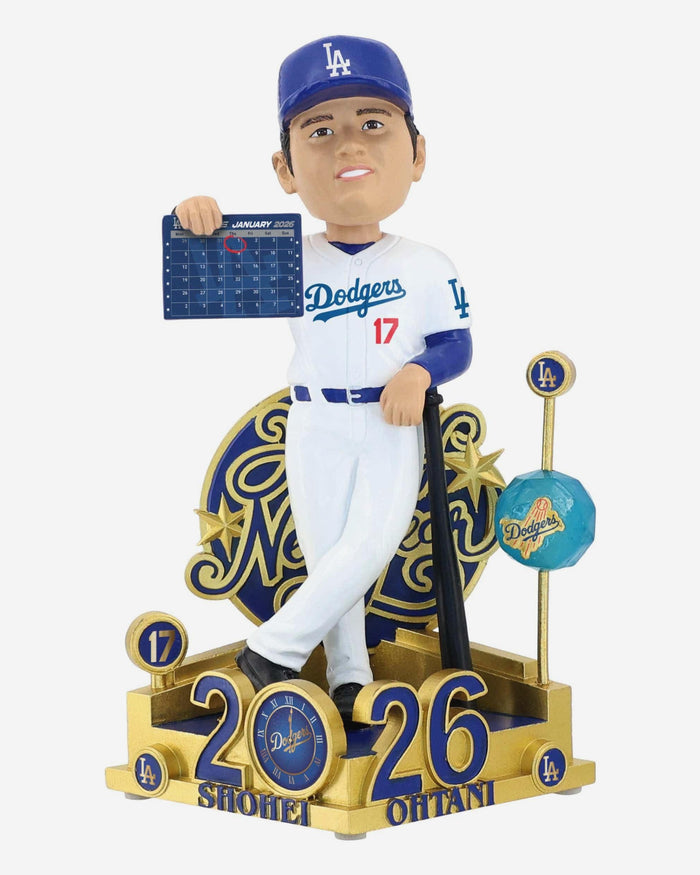 Shohei Ohtani Los Angeles Dodgers New Years Eve Bobblehead FOCO - FOCO.com