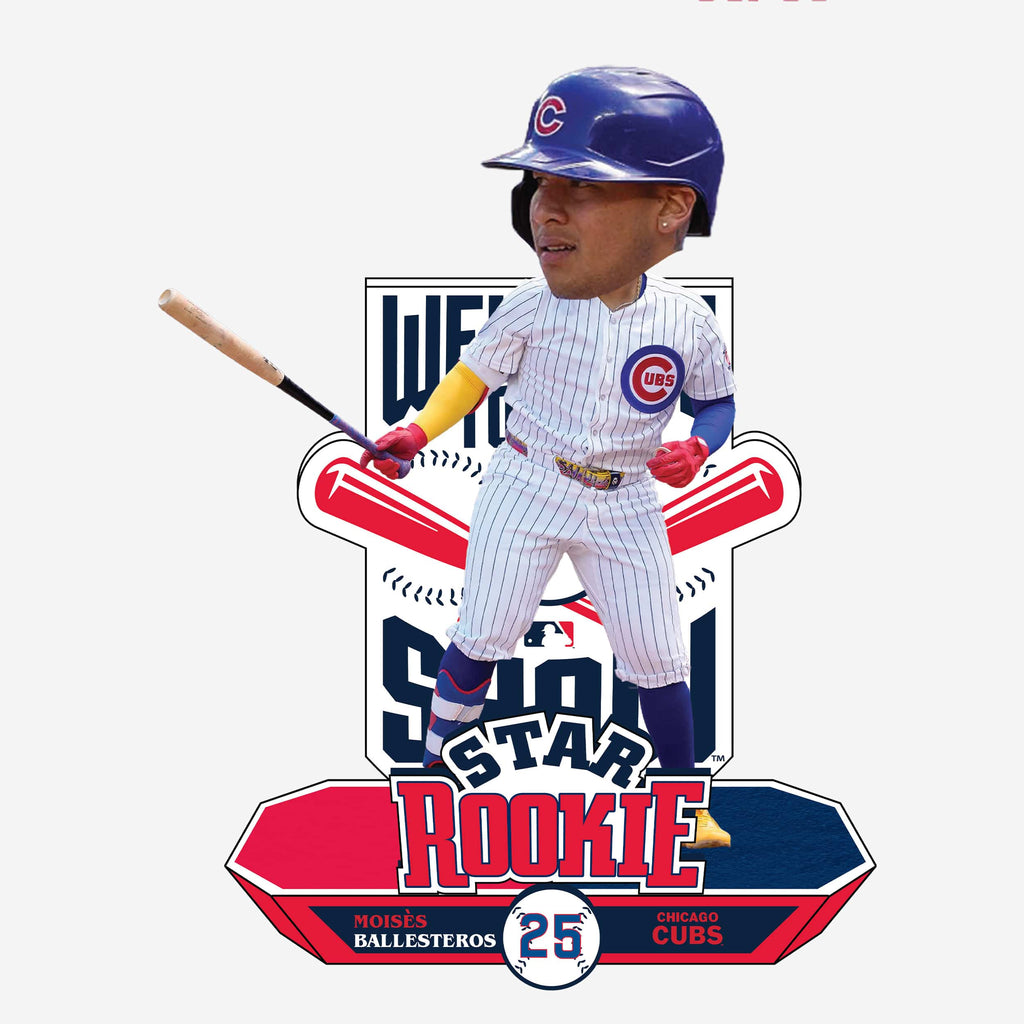 Moises Ballesteros Chicago Cubs Star Rookie Bobblehead FOCO - FOCO.com