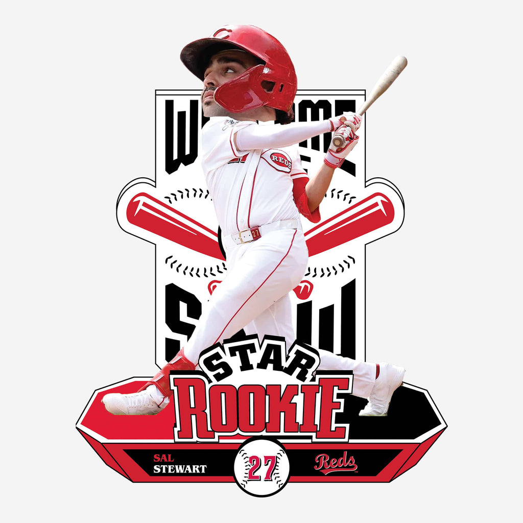 Sal Stewart Cincinnati Reds Star Rookie Bobblehead FOCO - FOCO.com