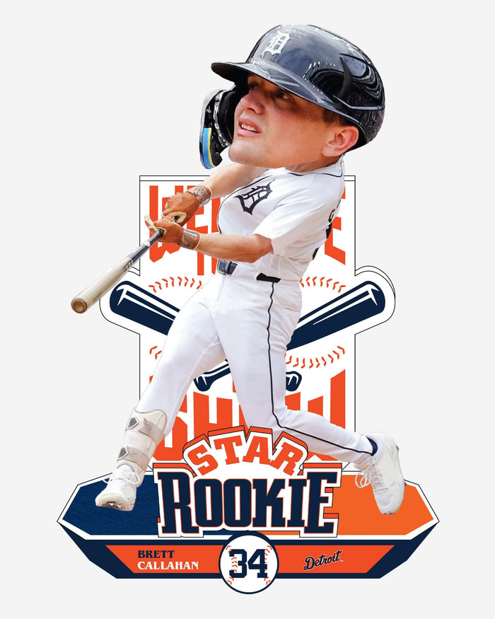 Brett Callahan Detroit Tigers 2026 Rookie Series Bobblehead