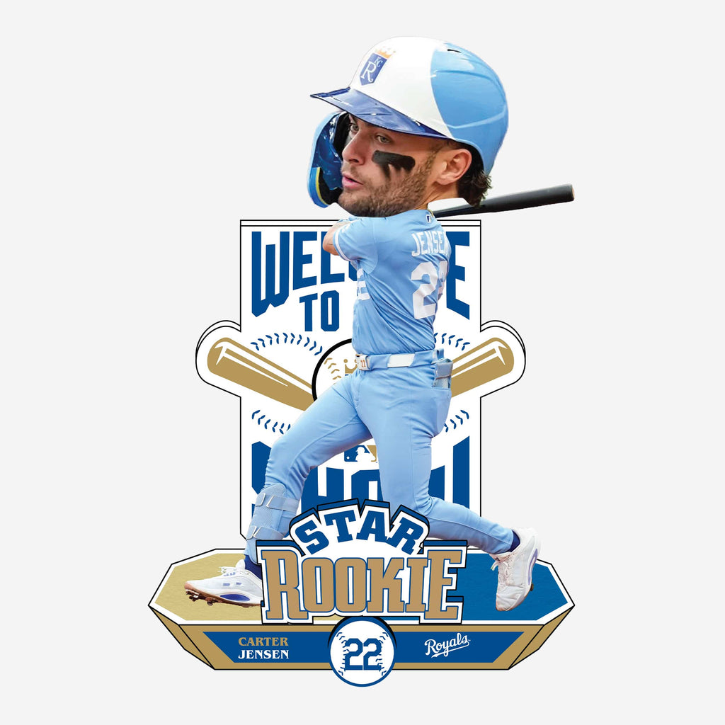 Carter Jensen Kansas City Royals Star Rookie Bobblehead FOCO - FOCO.com