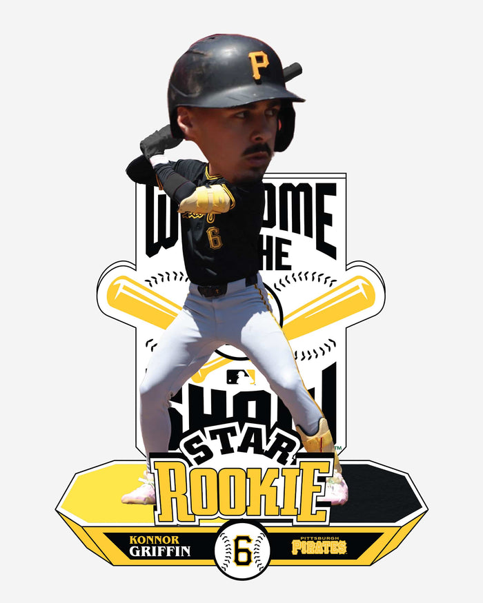 Konnor Griffin Pittsburgh Pirates Star Rookie Bobblehead FOCO - FOCO.com