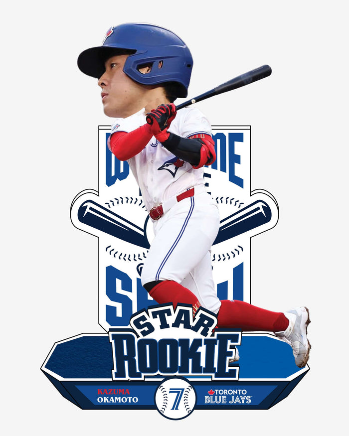 Kazuma Okamoto Toronto Blue Jays 2026 Rookie Series Bobblehead FOCO - FOCO.com