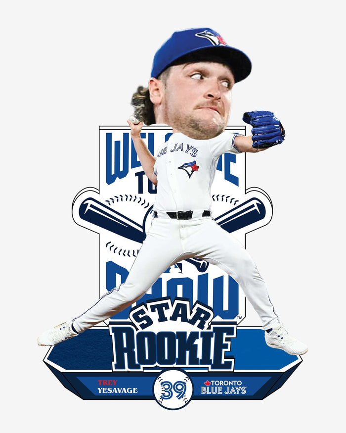 Trey Yesavage Toronto Blue Jays Star Rookie Bobblehead FOCO - FOCO.com