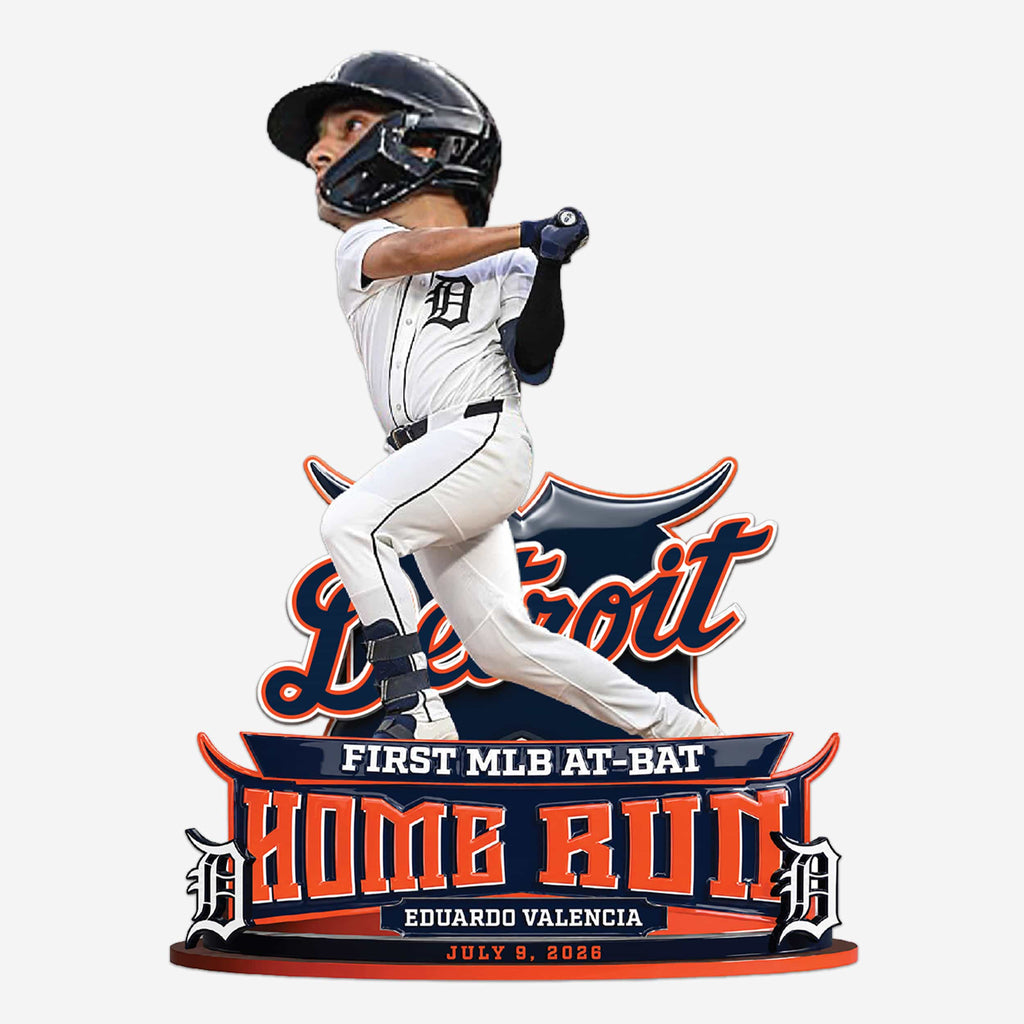 Eduardo Valencia Detroit Tigers First At-Bat First Home Run Bobblehead FOCO - FOCO.com