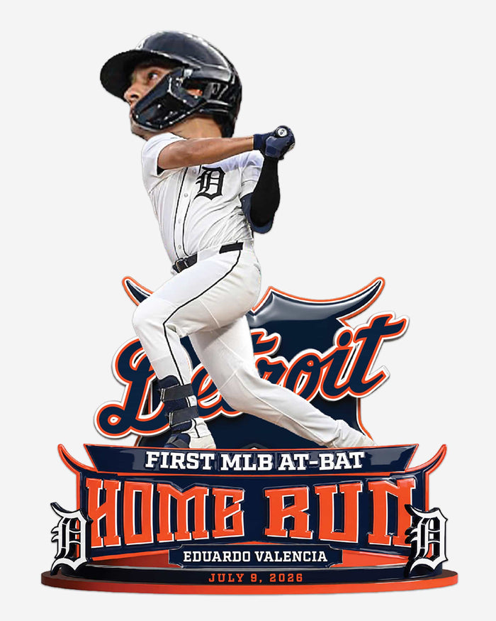 Eduardo Valencia Detroit Tigers First At-Bat First Home Run Bobblehead FOCO - FOCO.com
