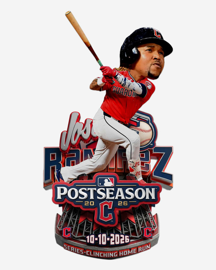 José Ramírez Cleveland Guardians 2026 ALDS Series Clinching Home Run Bobblehead FOCO - FOCO.com