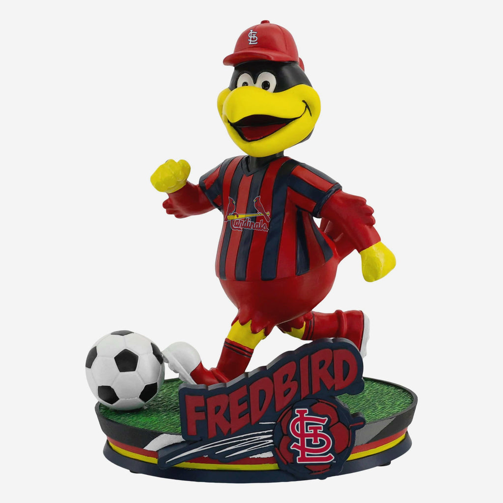 Fredbird St Louis Cardinals 2026 Soccer Mascot Bobblehead FOCO - FOCO.com