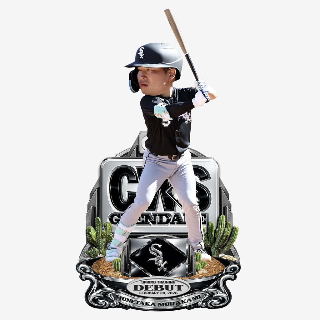 Munetaka Murakami Chicago White Sox Spring Training Cactus League Debut Bobblehead FOCO - FOCO.com