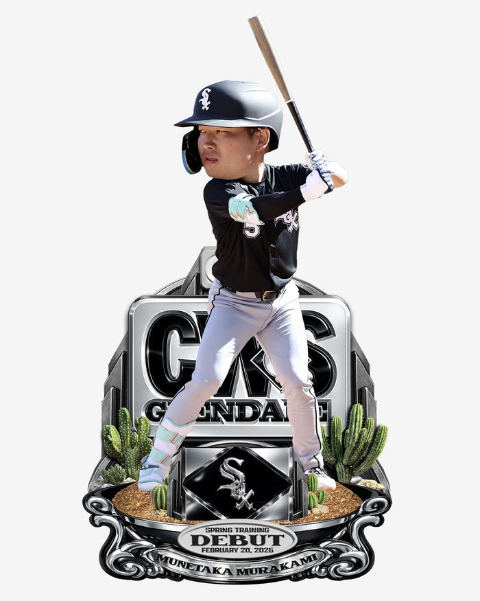 Munetaka Murakami Chicago White Sox Spring Training Cactus League Debut Bobblehead FOCO - FOCO.com