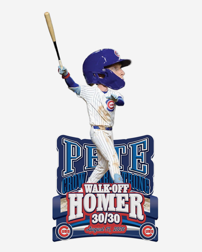 Pete Crow-Armstrong Chicago Cubs Walk-Off Home Run 30/30 Club Bobblehead
