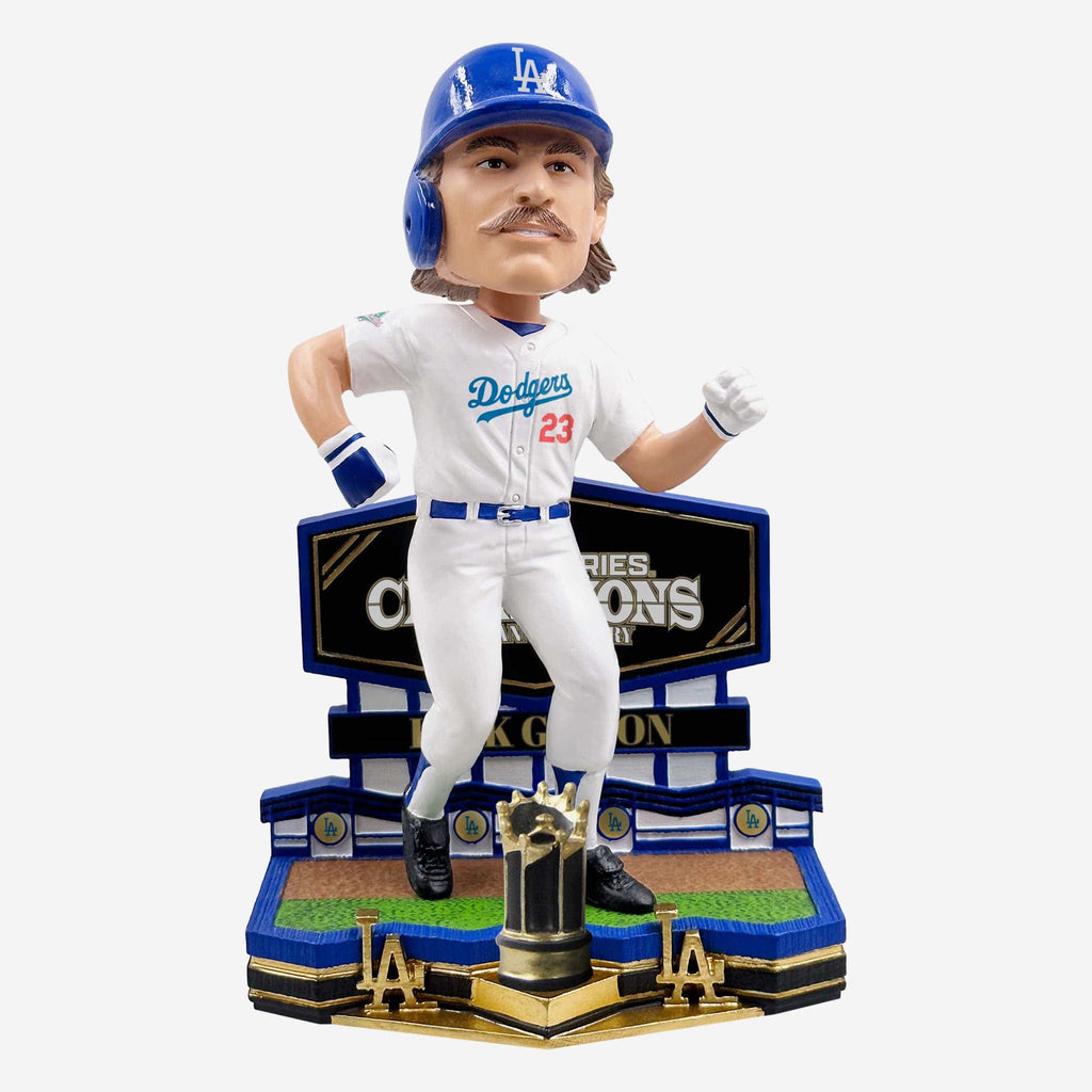 Kirk Gibson Los Angeles Dodgers 1988 World Series Champions 35th Anniversary Bobblehead FOCO - FOCO.com