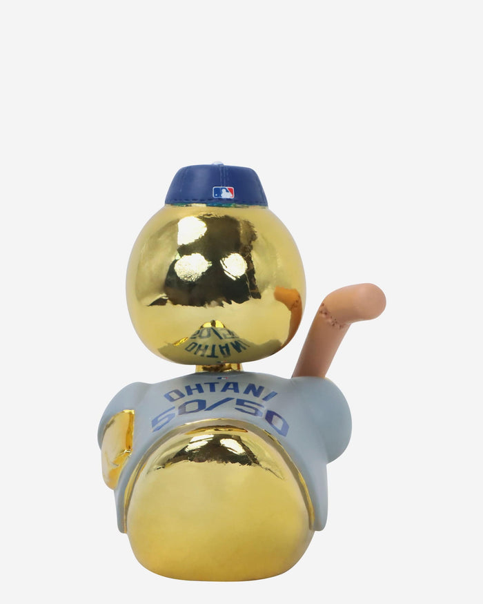 Shohei Ohtani Los Angeles Dodgers 50 Home Runs & 50 Stolen Bases Gold Player Bobble Duck Mini Bobblehead FOCO - FOCO.com