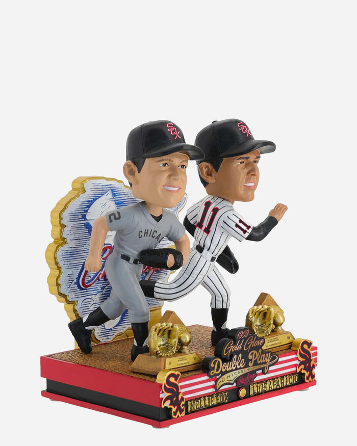 Luis Aparicio & Nellie Fox Chicago White Sox 1959 Gold Glove Double Play Dual Bobblehead FOCO - FOCO.com