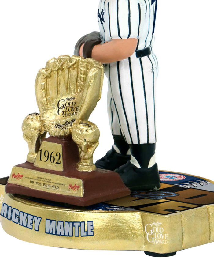 Mickey Mantle New York Yankees 1962 Gold Glove Mini Bighead Bobblehead