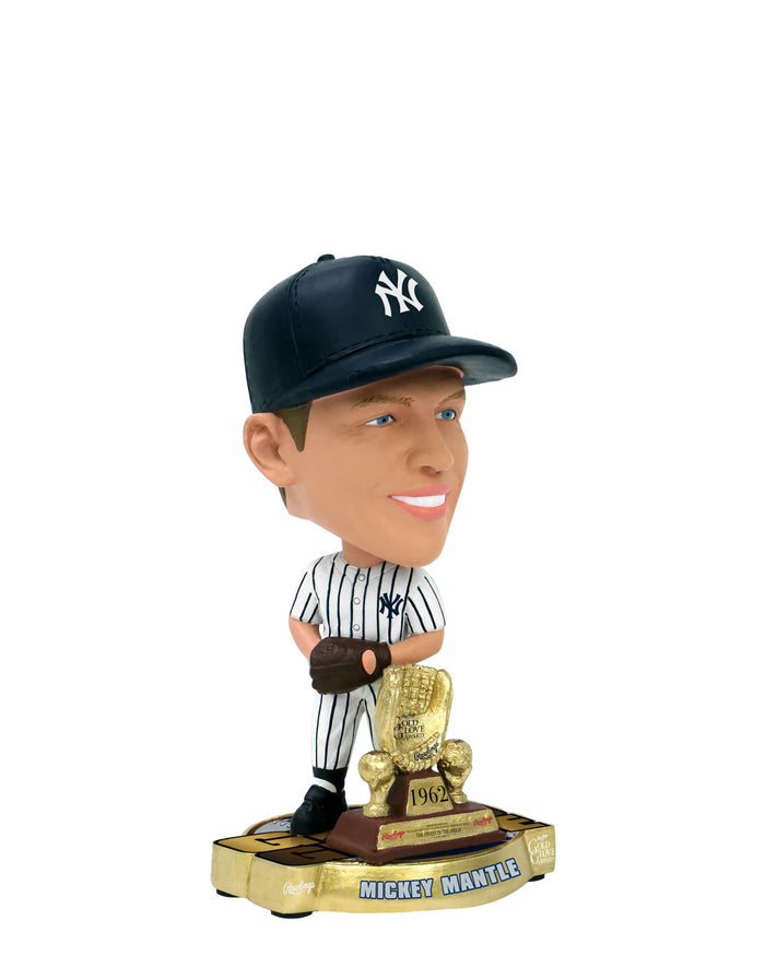 Mickey Mantle New York Yankees 1962 Gold Glove Mini Bighead Bobblehead