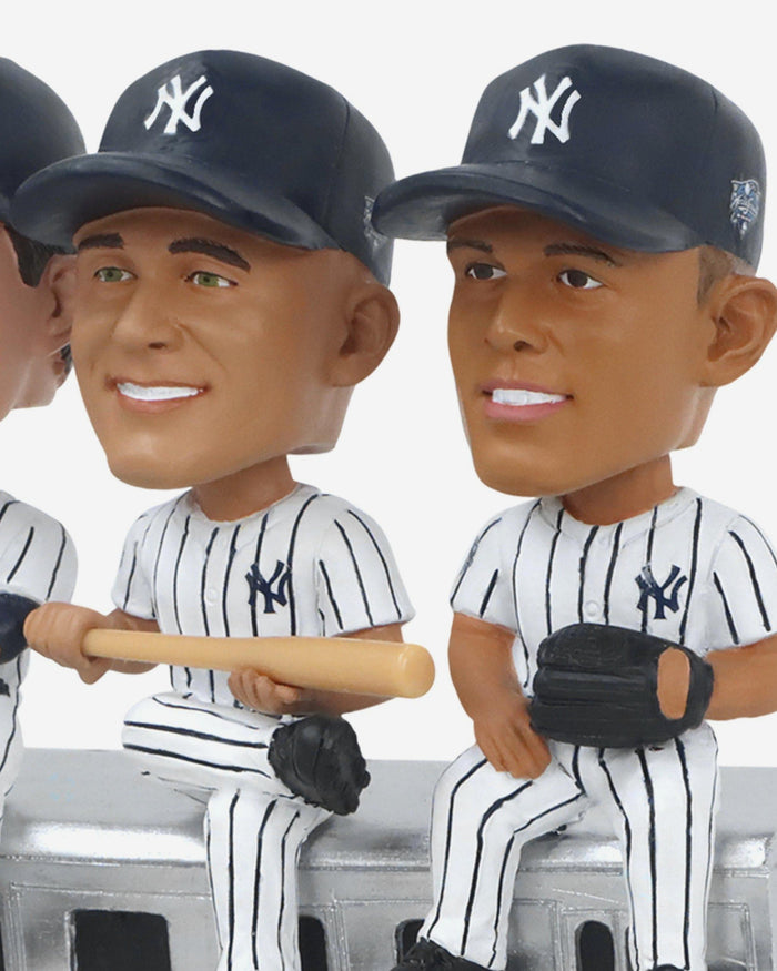New York Yankees 2000 World Series Champions Subway Car Mini Bobblehead Scene FOCO - FOCO.com