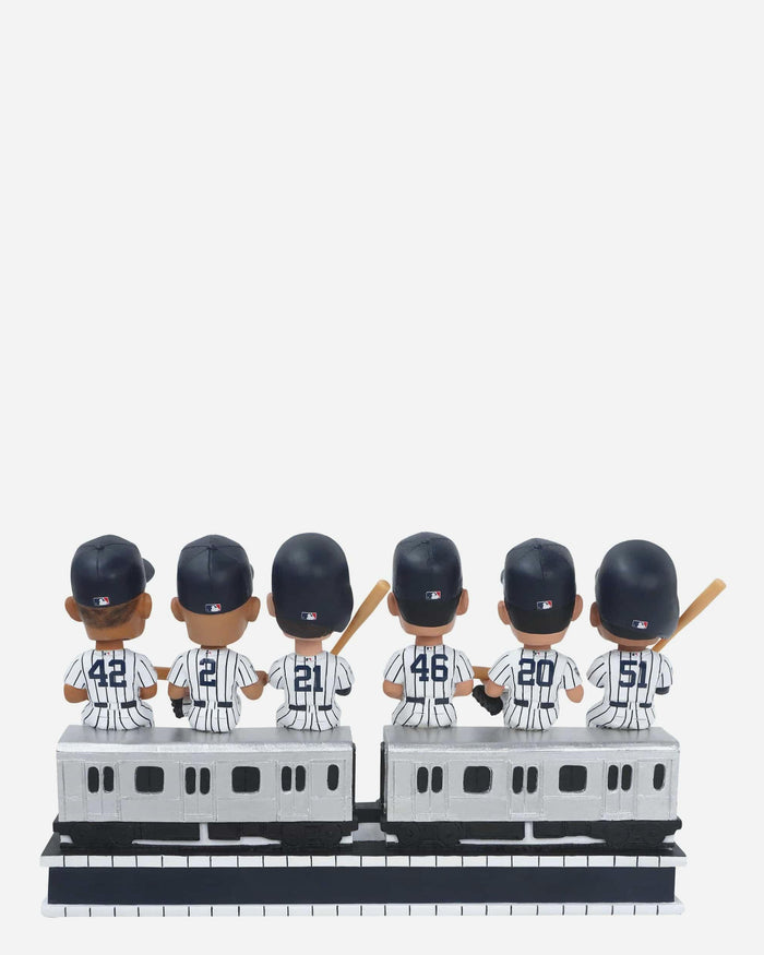 New York Yankees 2000 World Series Champions Subway Car Mini Bobblehead Scene FOCO - FOCO.com