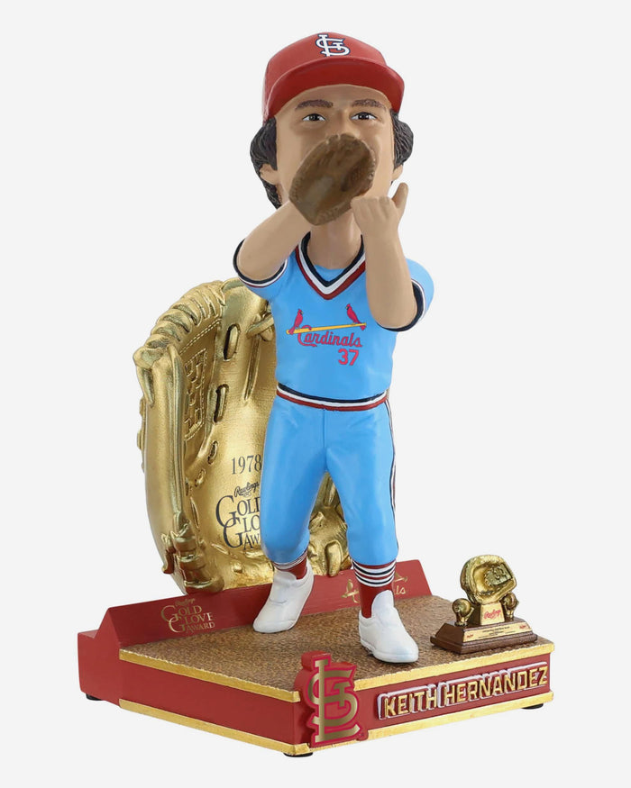 Keith Hernandez St Louis Cardinals 1978 Gold Glove Bobblehead FOCO - FOCO.com