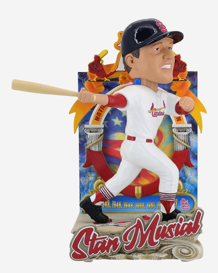 Stan Musial St Louis Cardinals 7X NL Batting Champion Bobblehead FOCO - FOCO.com
