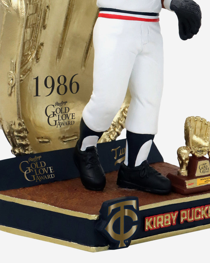 Kirby Puckett Minnesota Twins 1986 Gold Glove Bobblehead FOCO - FOCO.com