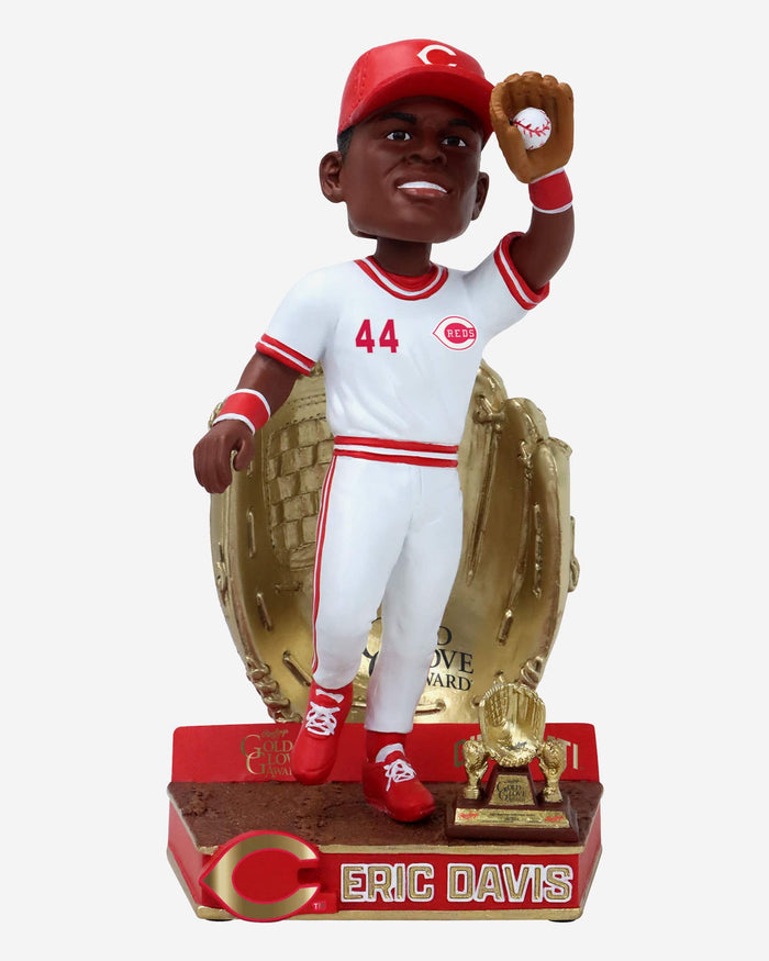 Eric Davis Cincinnati Reds 1987 Gold Glove Bobblehead FOCO - FOCO.com