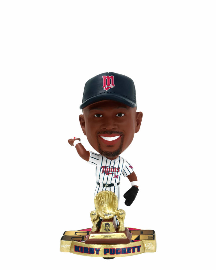 Kirby Puckett Minnesota Twins 1987 Gold Glove Mini Bighead Bobblehead