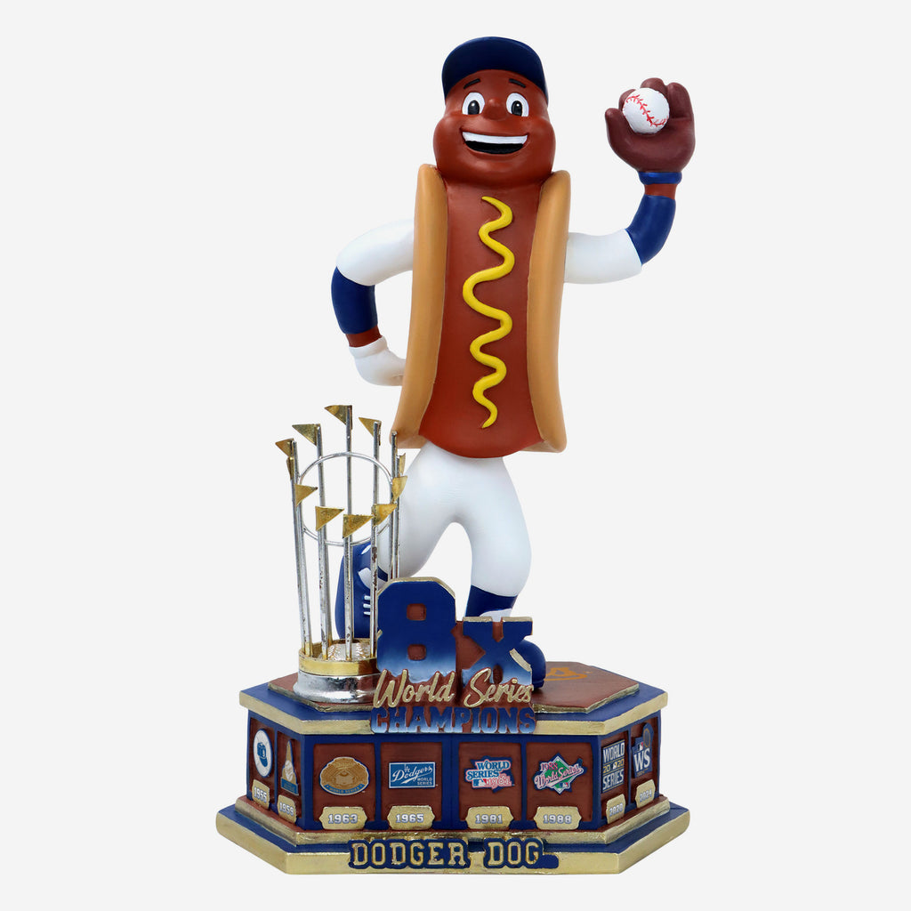 Dodger Dog Los Angeles Dodgers 2024 8X World Series Champions Bobblehead FOCO - FOCO.com