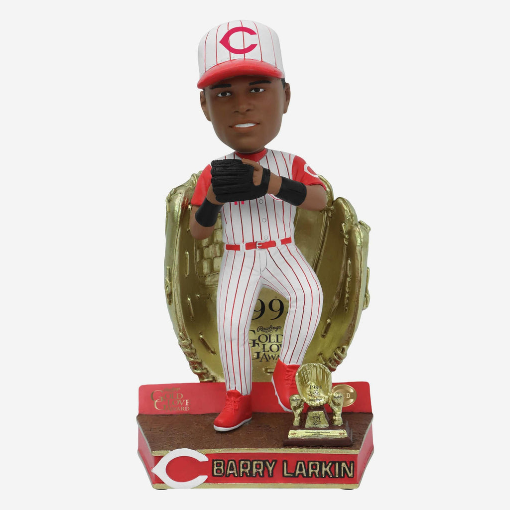 Barry Larkin Cincinnati Reds 1994 Gold Glove Bobblehead FOCO - FOCO.com