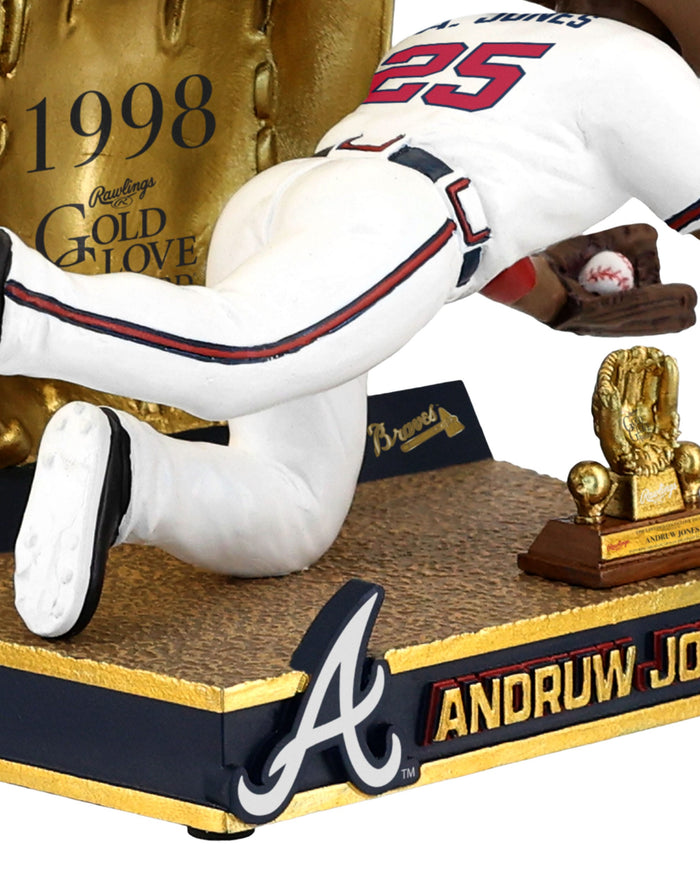 Andruw Jones Atlanta Braves 1998 Gold Glove Bobblehead FOCO - FOCO.com