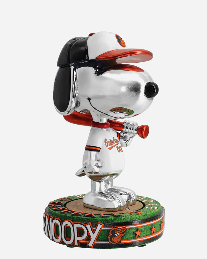 Baltimore Orioles Snoopy Peanuts Electroplated Bighead Bobblehead FOCO - FOCO.com