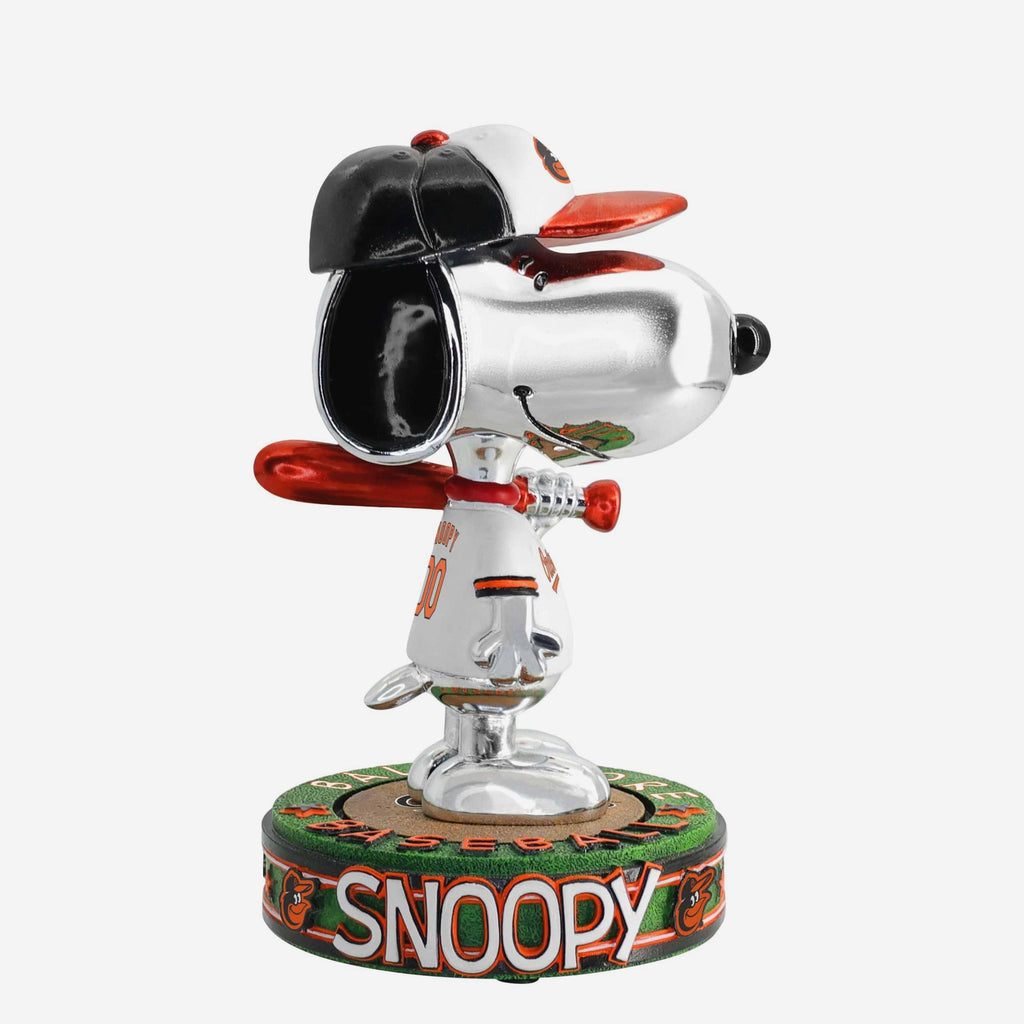 Baltimore Orioles Snoopy Peanuts Electroplated Bighead Bobblehead FOCO - FOCO.com