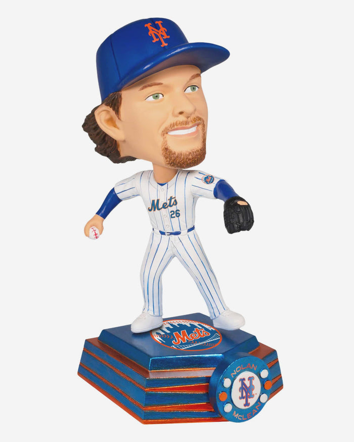 Nolan McLean New York Mets Medium Bighead Bobblehead FOCO - FOCO.com
