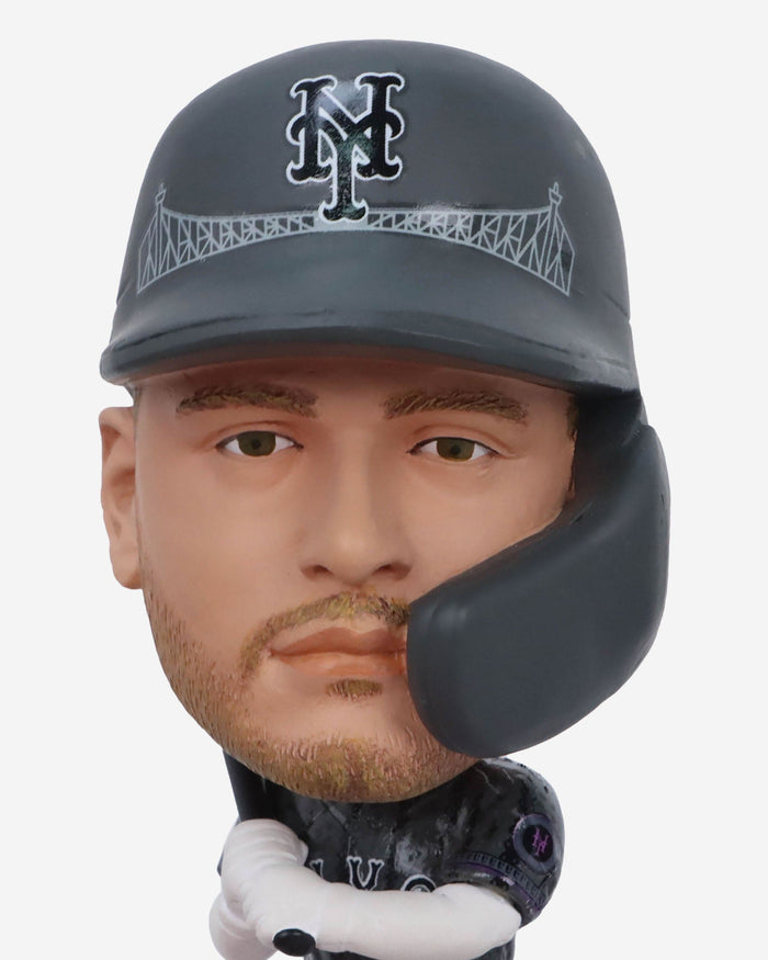 New York Mets 2024 City Connect Connecting Base 3 Pack Mini Bighead Bobblehead Set FOCO - FOCO.com