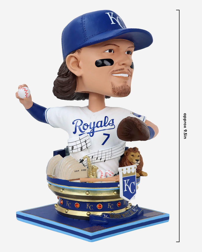 Bobby Witt Jr Kansas City Royals Bust Bighead Bobblehead FOCO - FOCO.com