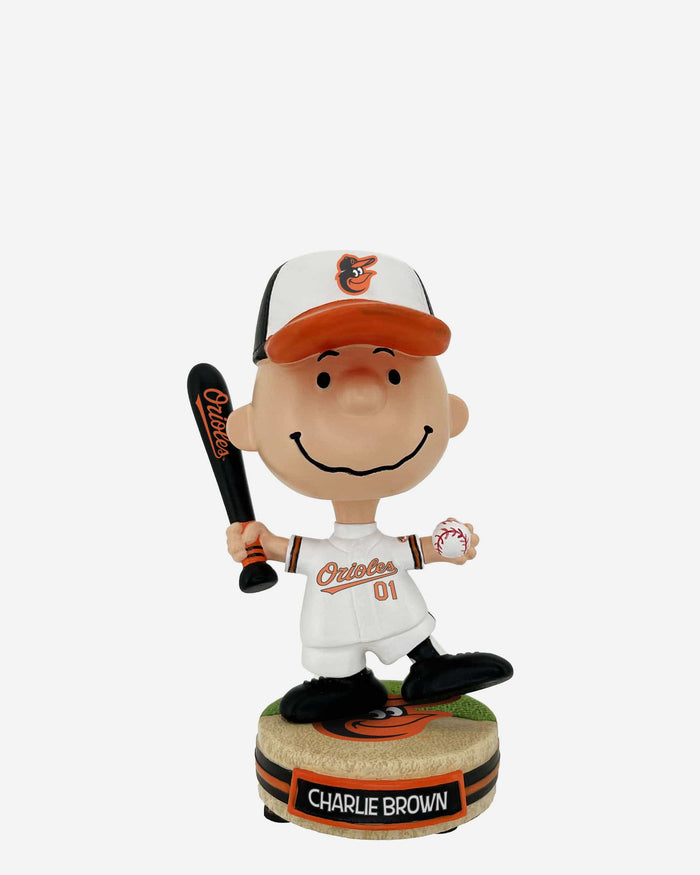 Baltimore Orioles Charlie Brown Peanuts Mini Bighead Bobblehead FOCO - FOCO.com