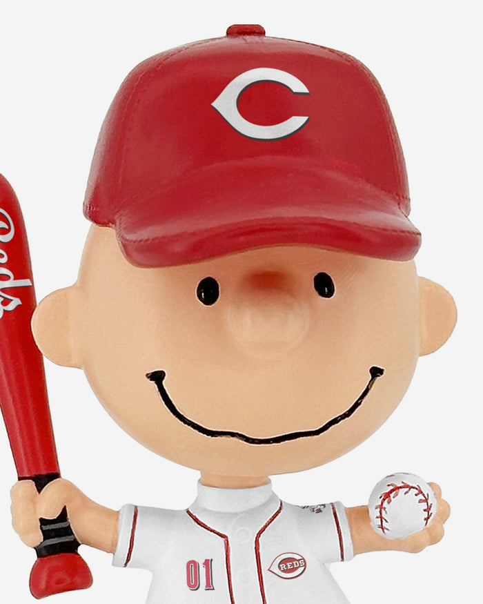 Cincinnati Reds Charlie Brown Peanuts Mini Bighead Bobblehead FOCO - FOCO.com