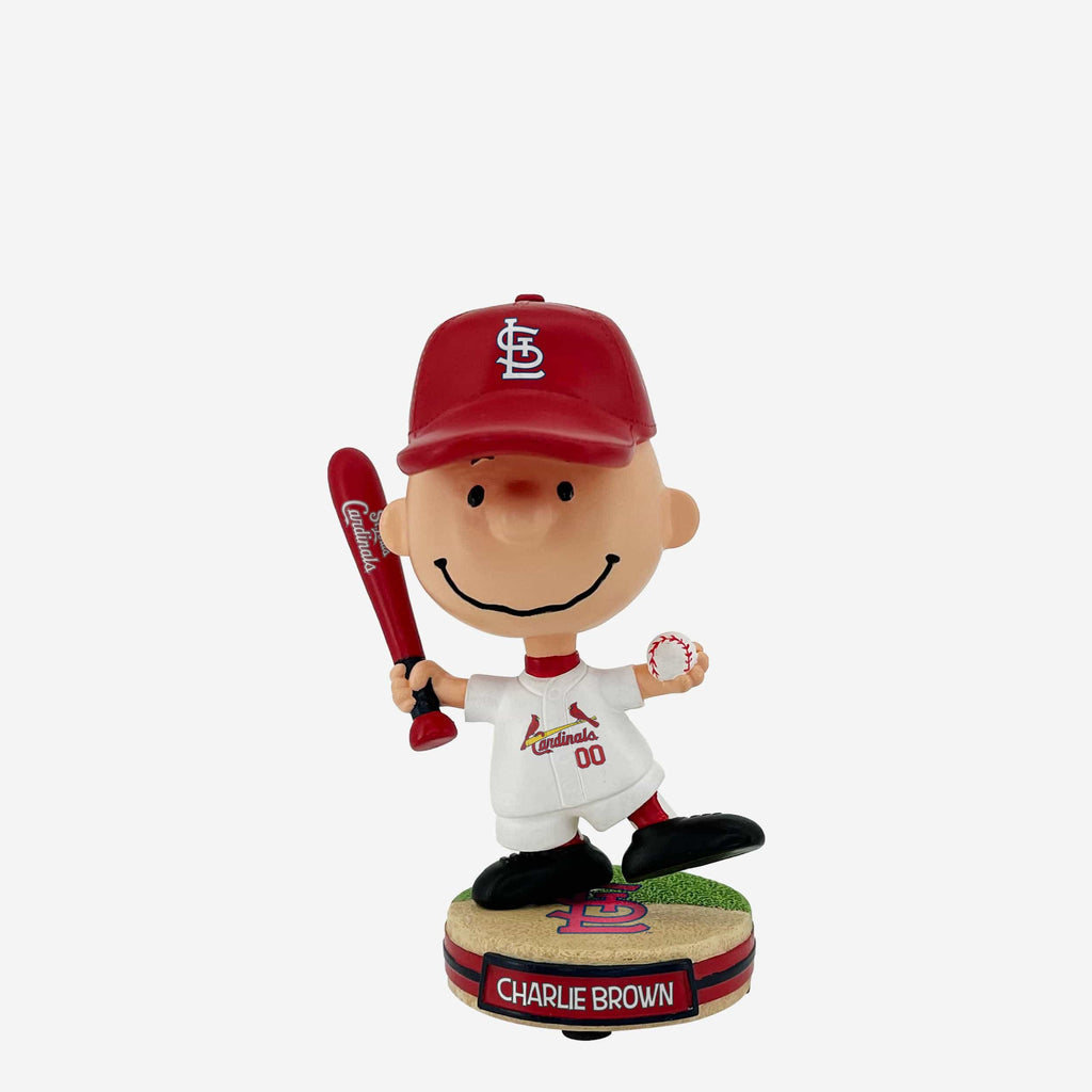 St Louis Cardinals Charlie Brown Peanuts Mini Bighead Bobblehead FOCO - FOCO.com