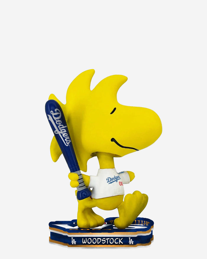 Los Angeles Dodgers Woodstock Peanuts 2024 World Series Mini Bighead Bobblehead FOCO - FOCO.com