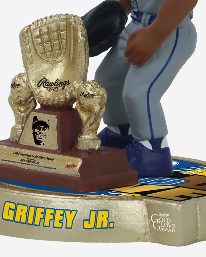 Ken Griffey Jr Seattle Mariners 1990 Gold Glove Mini Bighead Bobblehead